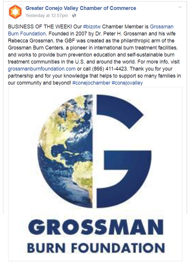grossman Burn Foundation in the Community Grossman Burn Foundation